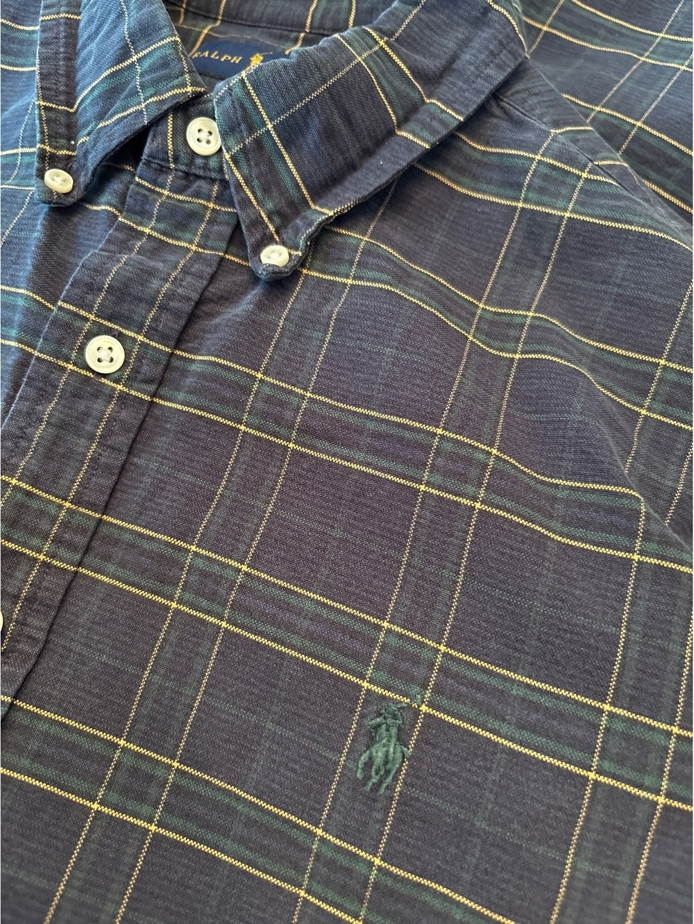 Ralph Lauren Plaid Button Down L